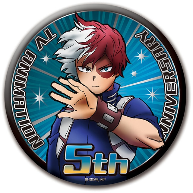 僕のヒーローアカデミア ビッグ缶バッジスタンド 5th Anniversary 轟焦凍