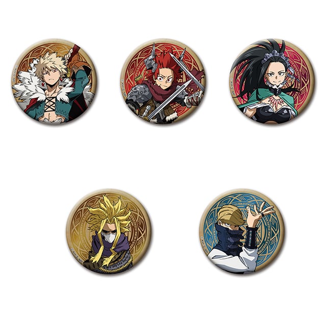 僕のヒーローアカデミア トレーディング缶バッジ 十傑コスチューム 第二弾【全5種】 ランダム3個セット