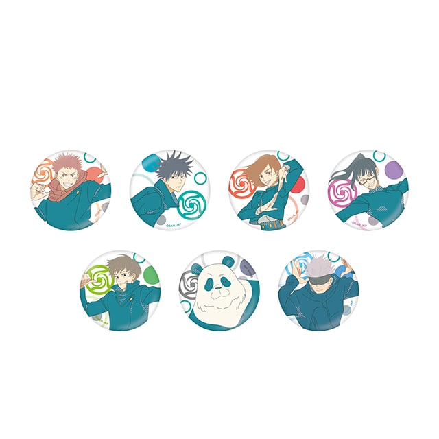 呪術廻戦 じゅじゅフェス 2021 トレーディング缶バッジ【全7種】ランダム4個セット