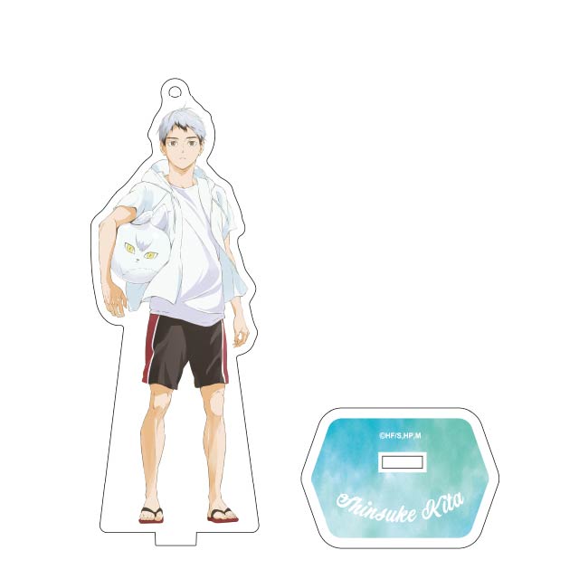 ハイキュー!! TO THE TOP アクリルスタンドキーホルダー 文房具カフェコラボ <北>