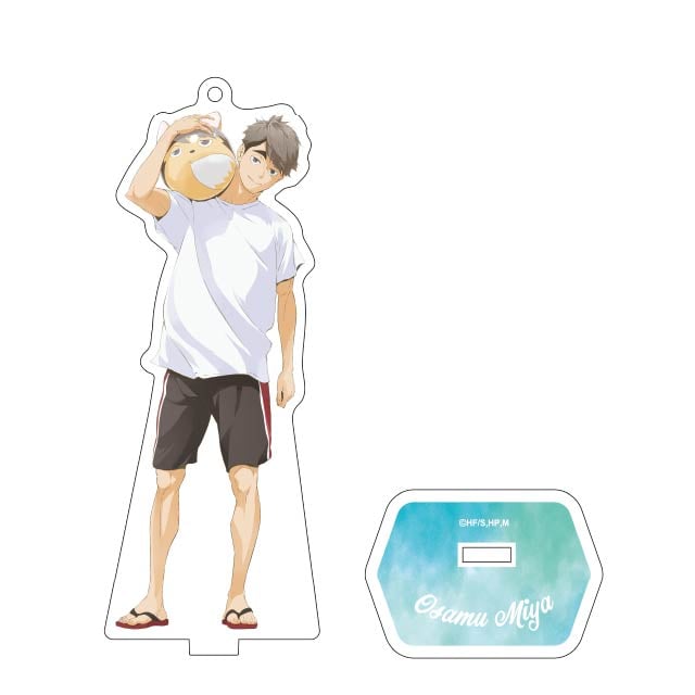 ハイキュー!! TO THE TOP アクリルスタンドキーホルダー 文房具カフェコラボ <宮治>