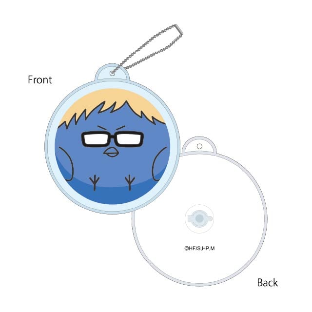 ハイキュー!! TO THE TOP ビーチボール風バルーンキーホルダー 文房具カフェコラボ <月島>