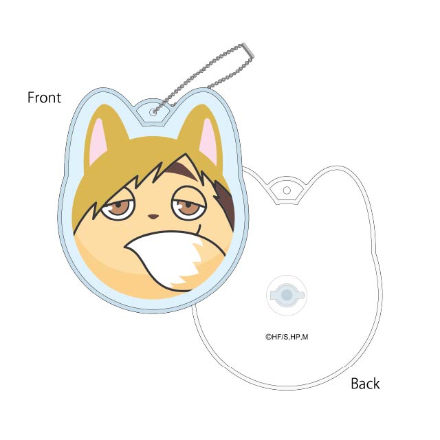 ハイキュー!! TO THE TOP ビーチボール風バルーンキーホルダー 文房具カフェコラボ <宮侑>