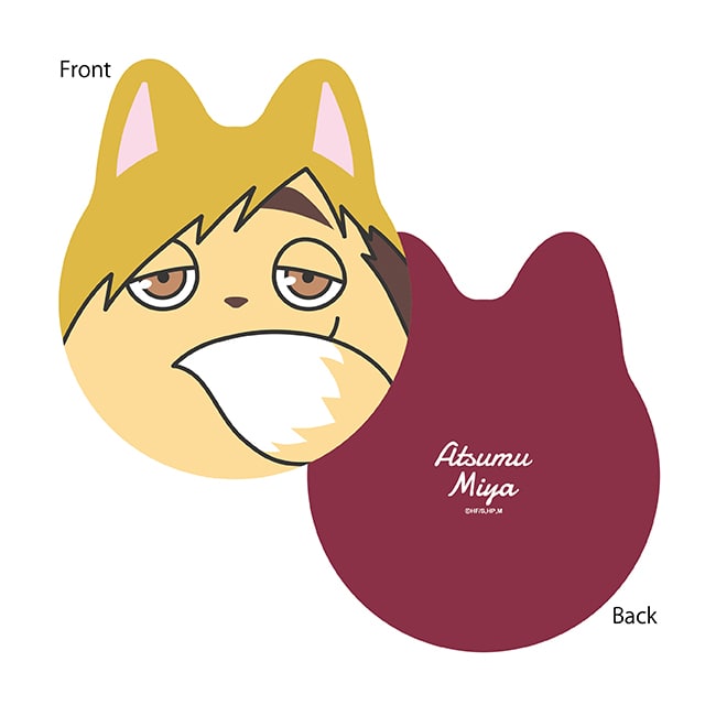 ハイキュー!! TO THE TOP ビーチボール風ダイカットクッション 文房具カフェコラボ <宮侑>