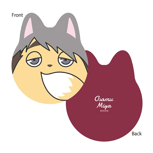 ハイキュー!! TO THE TOP ビーチボール風ダイカットクッション 文房具カフェコラボ <宮治>