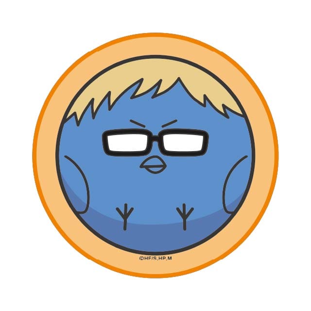 ハイキュー!! TO THE TOP ビーチボール風ダイカットハンドタオル 文房具カフェコラボ <月島>