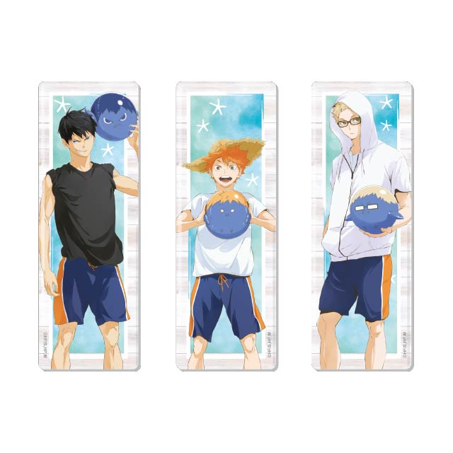 ハイキュー!! TO THE TOP 缶マグネット3個セット 文房具カフェコラボ 烏野Ver.