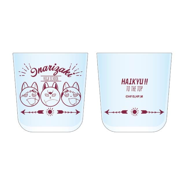 ハイキュー!! TO THE TOP グラス 文房具カフェコラボ 稲荷崎Ver.