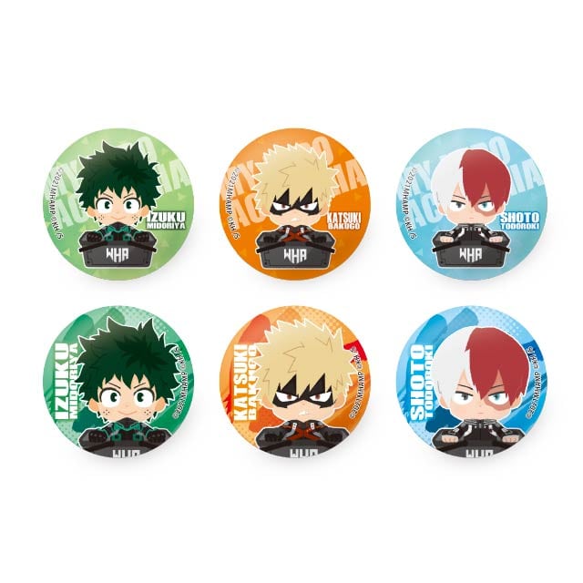 「僕のヒーローアカデミア THE MOVIE ワールド ヒーローズ ミッション」 カゴコレ トレーディング缶バッジ【全6種】 ランダム3個セット
