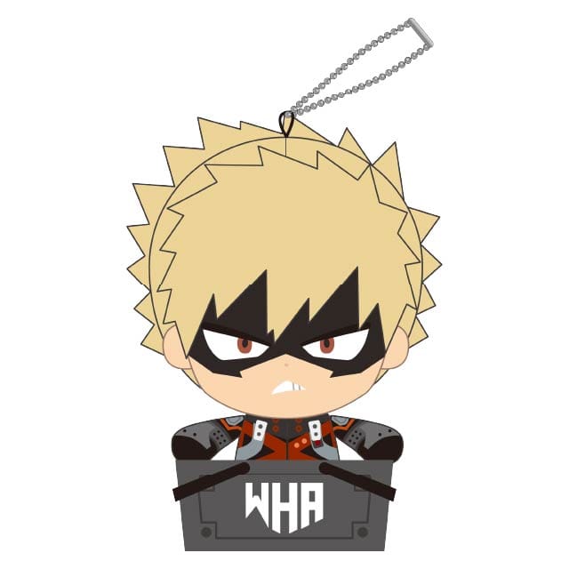 「僕のヒーローアカデミア THE MOVIE ワールド ヒーローズ ミッション」 カゴコレ ぬいぐるみキーホルダー 爆豪勝己