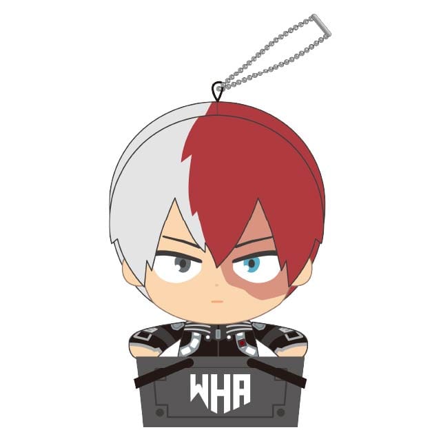 「僕のヒーローアカデミア THE MOVIE ワールド ヒーローズ ミッション」 カゴコレ ぬいぐるみキーホルダー 轟焦凍