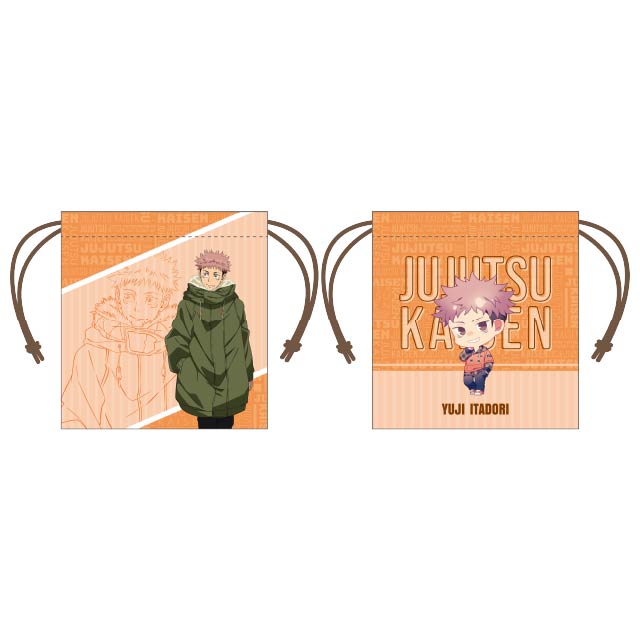 呪術廻戦 巾着 ウィンドウショッピング&パーカーVer. 虎杖悠仁