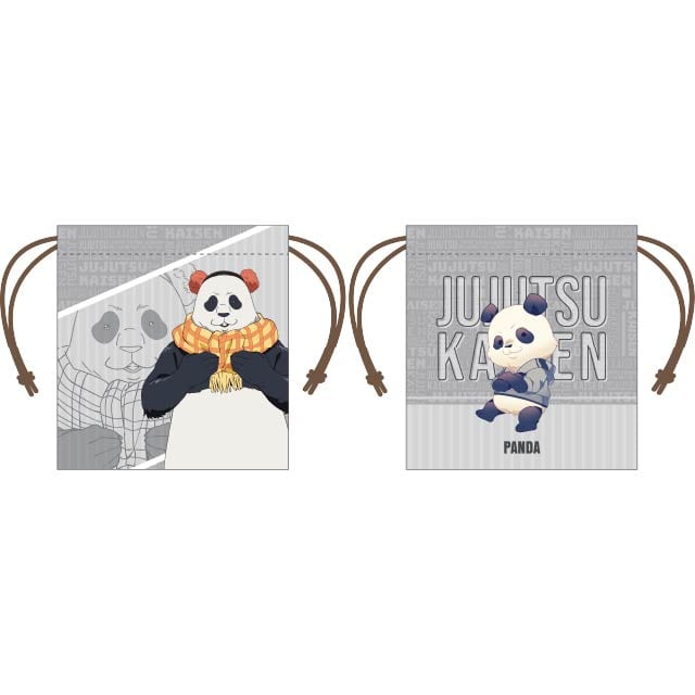 呪術廻戦 巾着 ウィンドウショッピング&パーカーVer. パンダ