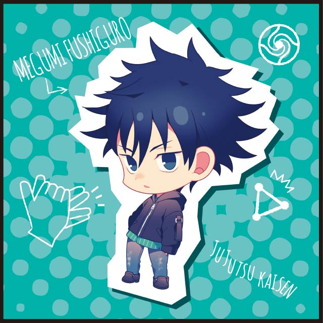 呪術廻戦 ミニタオル パーカーVer. 伏黒 恵