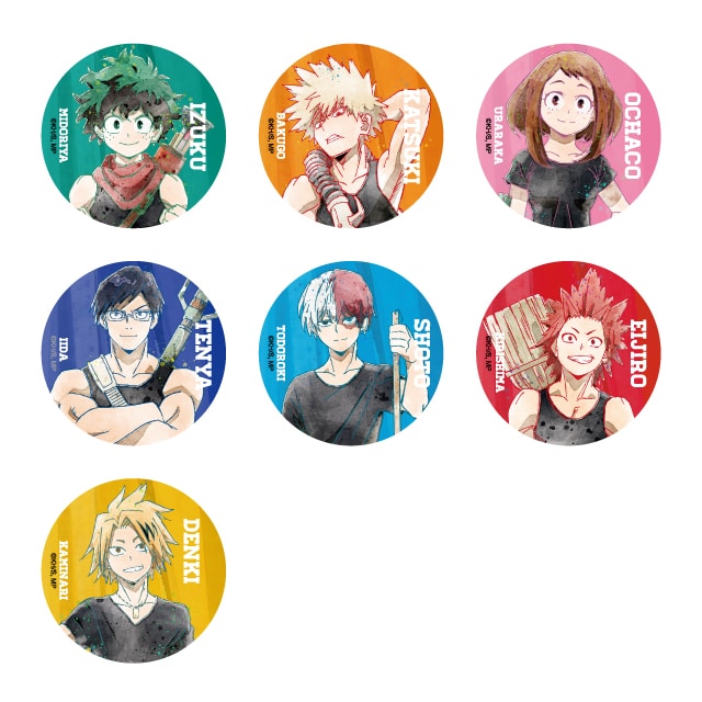 僕のヒーローアカデミア トレーディング缶バッジ お掃除コスチューム REGENERATION【全7種】 ランダム３個セット