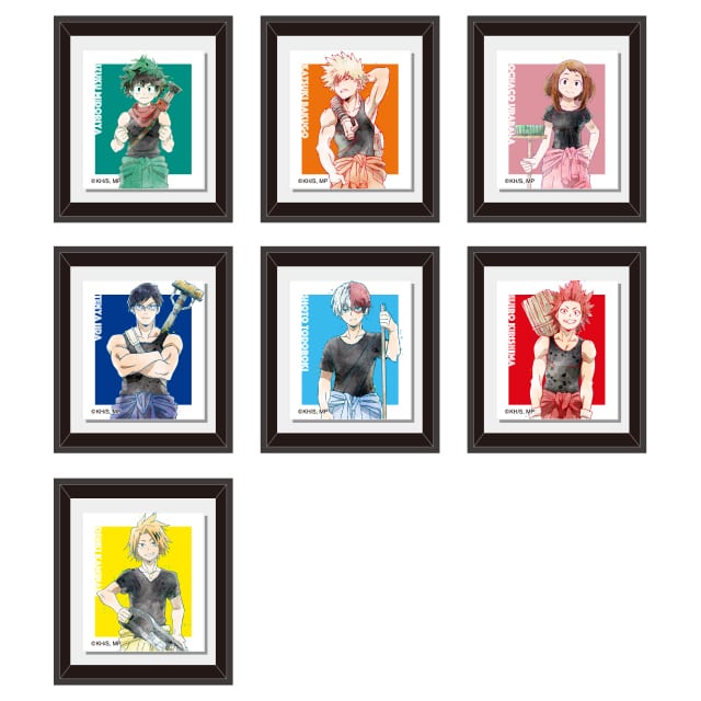 僕のヒーローアカデミア トレーディングフレームマグネット お掃除コスチューム REGENERATION【全7種】 ランダム3個セット