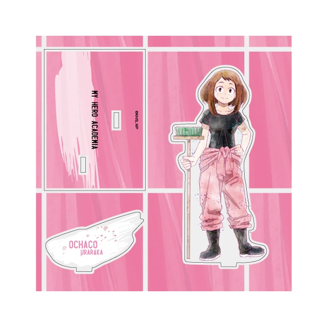 僕のヒーローアカデミア アクリルスタンド 立ち絵 お掃除コスチューム REGENERATION 麗日お茶子