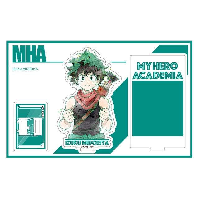僕のヒーローアカデミア アクリルスタンド カードデザイン お掃除コスチューム REGENERATION 緑谷出久