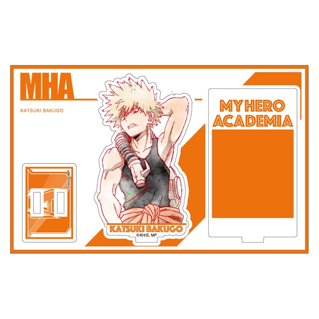 僕のヒーローアカデミア アクリルスタンド カードデザイン お掃除コスチューム REGENERATION 爆豪勝己