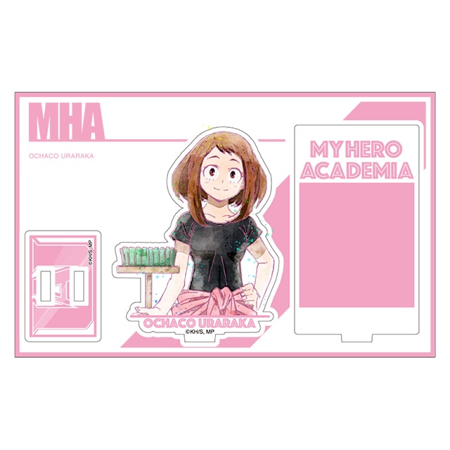 僕のヒーローアカデミア アクリルスタンド カードデザイン お掃除コスチューム REGENERATION 麗日お茶子