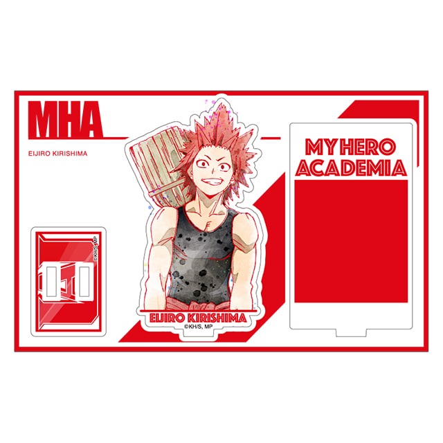 僕のヒーローアカデミア アクリルスタンド カードデザイン お掃除コスチューム REGENERATION 切島鋭児郎