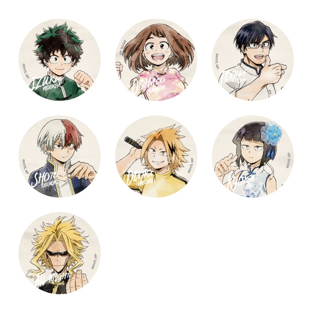 僕のヒーローアカデミア トレーディング缶バッジ カンフーコスチューム第１弾 REGENERATION【全7種】