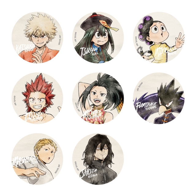 僕のヒーローアカデミア トレーディング缶バッジ カンフーコスチューム第２弾 REGENERATION【全8種】 ランダム3個セット