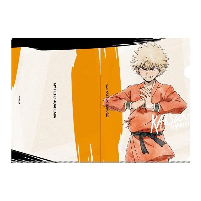 僕のヒーローアカデミア クリアファイル カンフーコスチューム REGENERATION 爆豪勝己