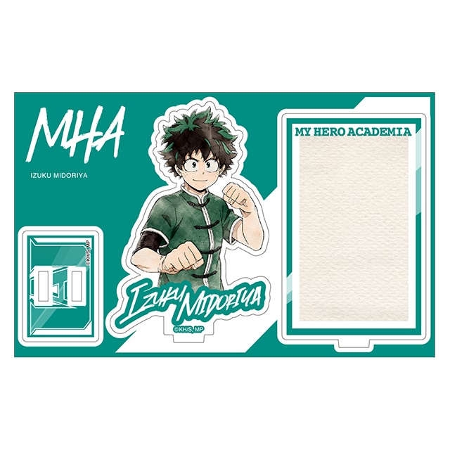 僕のヒーローアカデミア アクリルスタンド カードデザイン カンフーコスチューム REGENERATION 緑谷出久