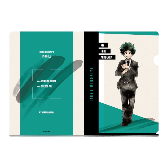 僕のヒーローアカデミア クリアファイル スーツコスチューム REGENERATION 緑谷出久