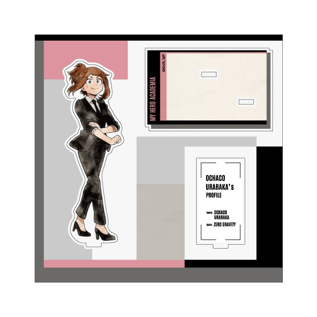 僕のヒーローアカデミア アクリルスタンド 立ち絵 スーツコスチューム REGENERATION 麗日お茶子