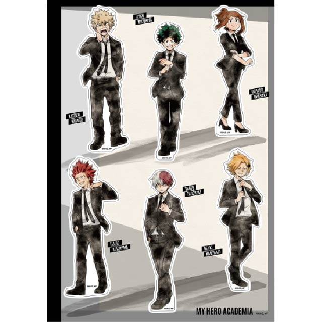 僕のヒーローアカデミア アートステッカーセット スーツコスチューム REGENERATION