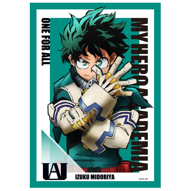 僕のヒーローアカデミア クリアポスター 5th Anniversary REGENERATION 緑谷出久