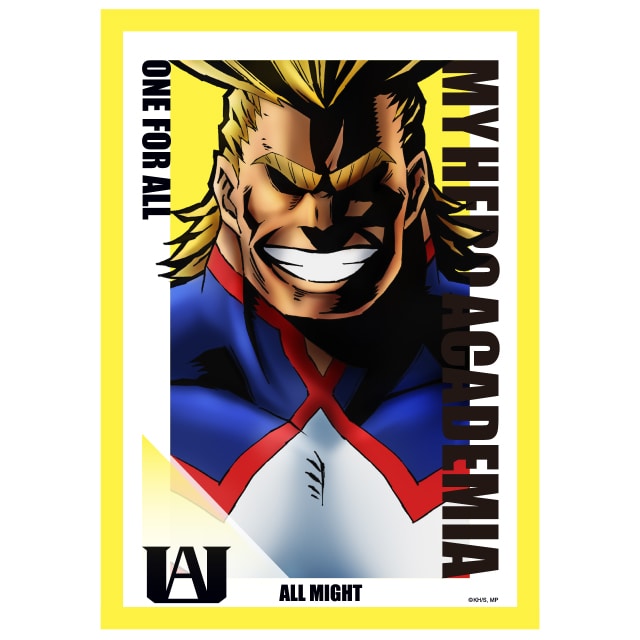 僕のヒーローアカデミア クリアポスター 5th Anniversary REGENERATION オールマイト