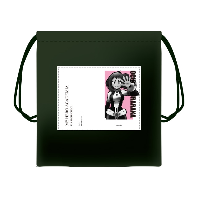 僕のヒーローアカデミア ミリタリー巾着ポーチ 5th Anniversary REGENERATION 麗日お茶子