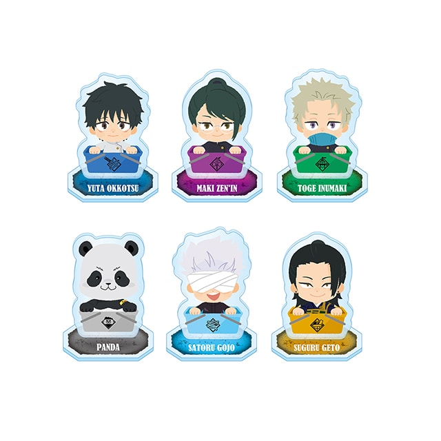 劇場版 呪術廻戦 0 カゴコレ トレーディングアクリルスタンド【全6種】 ランダム3個セット