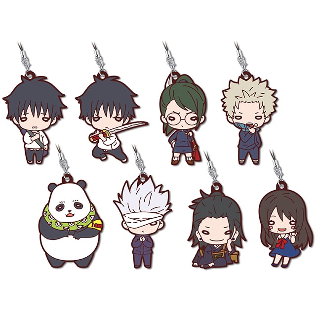 劇場版 呪術廻戦 0 にとたん ラバーマスコット【全8種】 ランダム3個セット