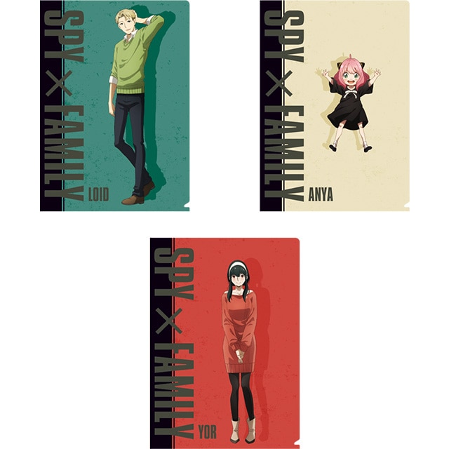 SPY×FAMILY 描き下ろしクリアファイル3枚セット JF2022 Ver.