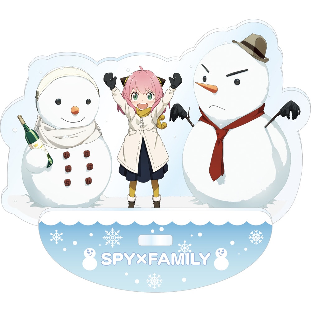 SPY×FAMILY 描き下ろしゆらゆらアクリルスタンド アーニャ雪だるまVer.