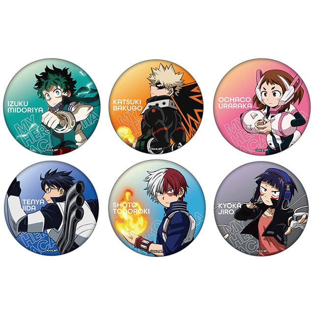 僕のヒーローアカデミア 描き下ろしトレーディング缶バッジ AnimeJapan 2022 Ver. A【全6種】