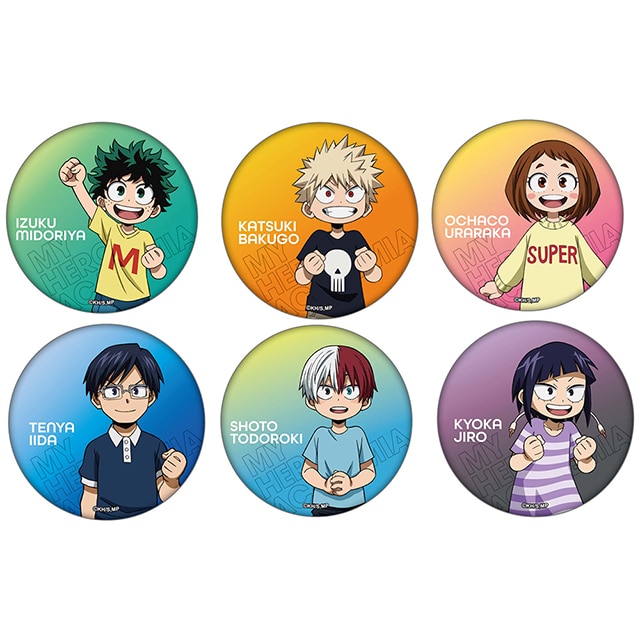 僕のヒーローアカデミア 描き下ろしトレーディング缶バッジ AnimeJapan 2022 Ver. B【全6種】