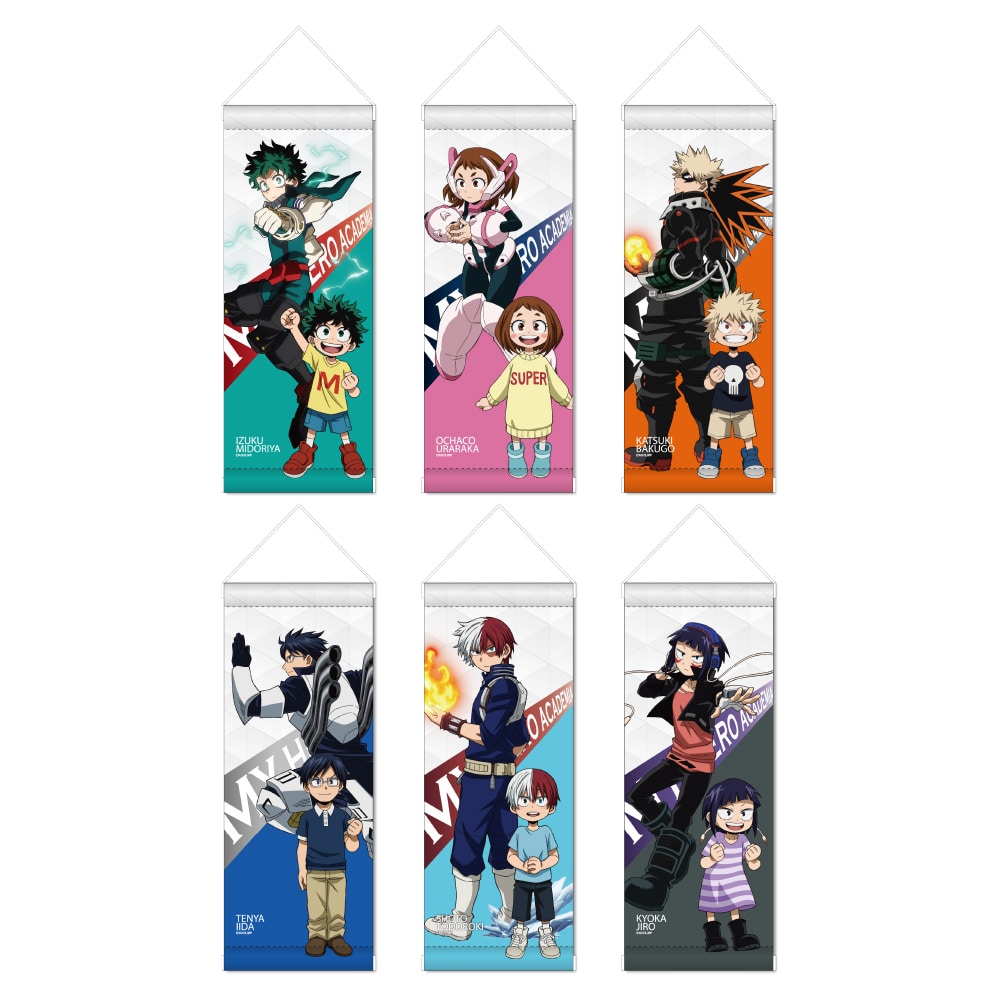 僕のヒーローアカデミア 描き下ろしトレーディングミニタペストリー AnimeJapan 2022 Ver.【全6種】 ランダム1個