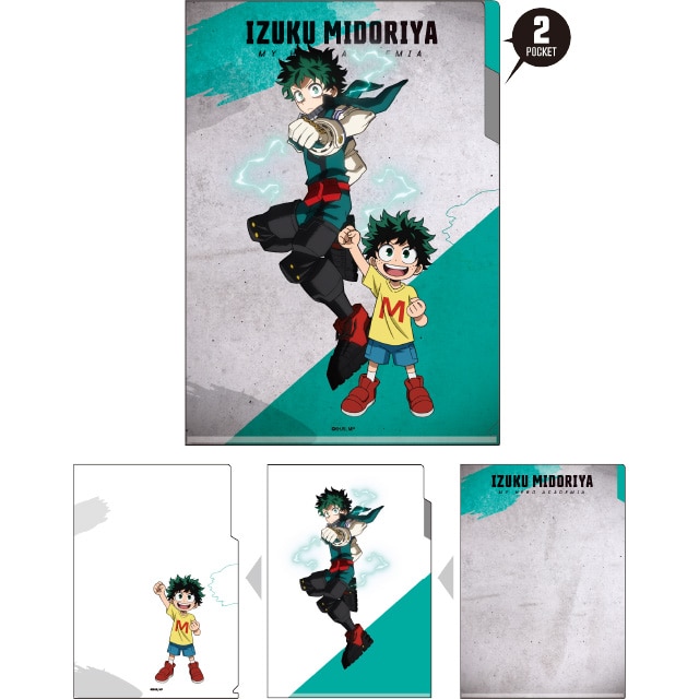 僕のヒーローアカデミア 描き下ろし2ポケットクリアファイル AnimeJapan 2022 Ver. 緑谷出久