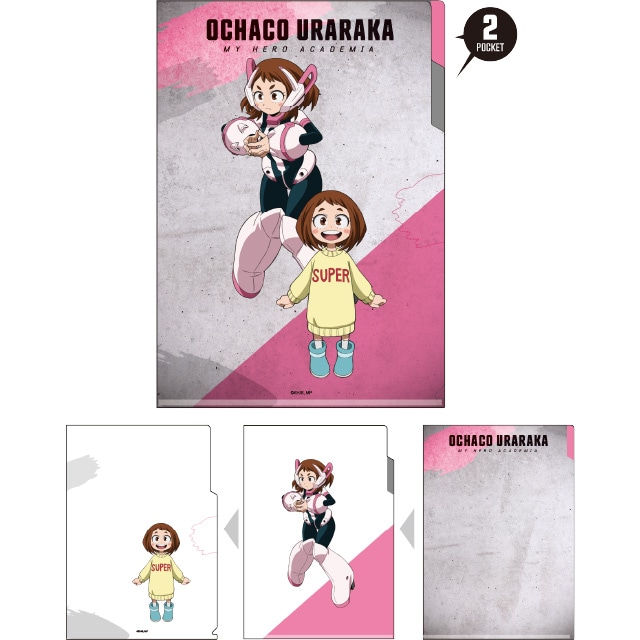 僕のヒーローアカデミア 描き下ろし2ポケットクリアファイル AnimeJapan 2022 Ver. 麗日お茶子