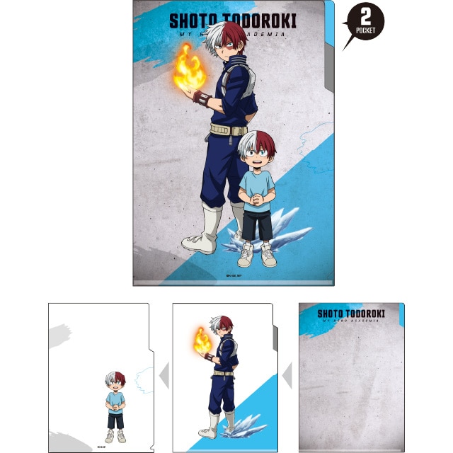 僕のヒーローアカデミア 描き下ろし2ポケットクリアファイル AnimeJapan 2022 Ver.  轟 焦凍