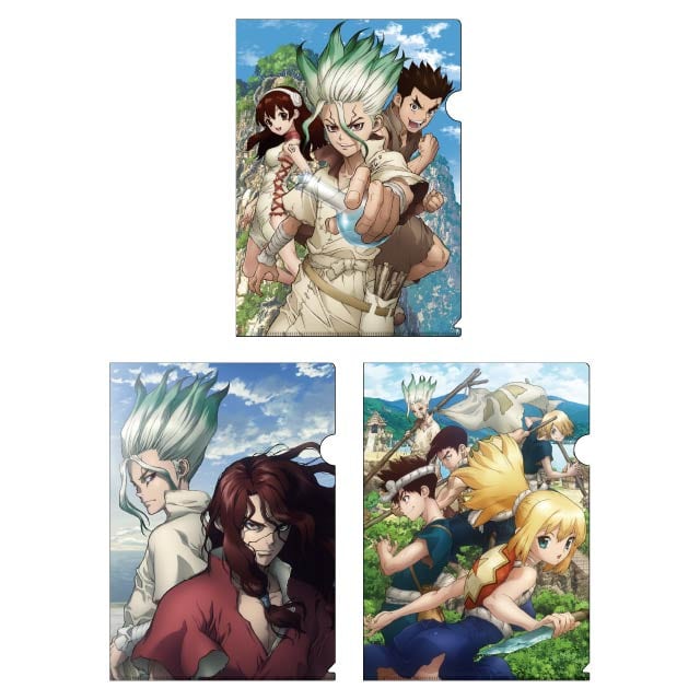 Dr.STONE クリアファイルセット ジャケットイラスト【A】Ver.