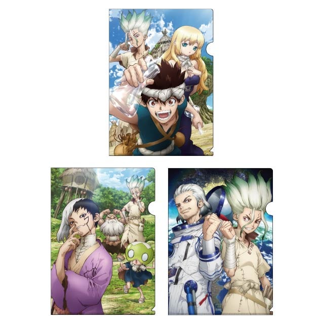 Dr.STONE クリアファイルセット ジャケットイラスト【B】Ver.