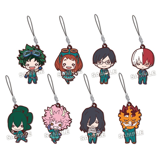 僕のヒーローアカデミア 「HERO FES.＜ヒーローフェス＞2022」 にとたん ラバーマスコットA 【全8種】 ランダム3個セット