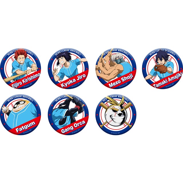僕のヒーローアカデミア HLB トレーディング缶バッジA 【全7種】 ランダム2個セット