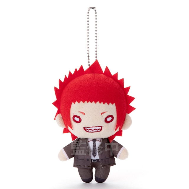 僕のヒーローアカデミア スーツ にとたん ボールチェーン付ぬいぐるみ 切島鋭児郎